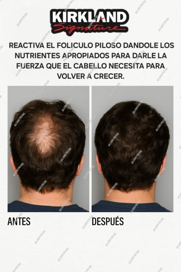 PROMOCIÓN SET FULL CAJA DE 6 MINOXIDIL SELLADA + RODILLO DERMAROLLER + CORTADORA DE PELO CORPORAL - Image 5