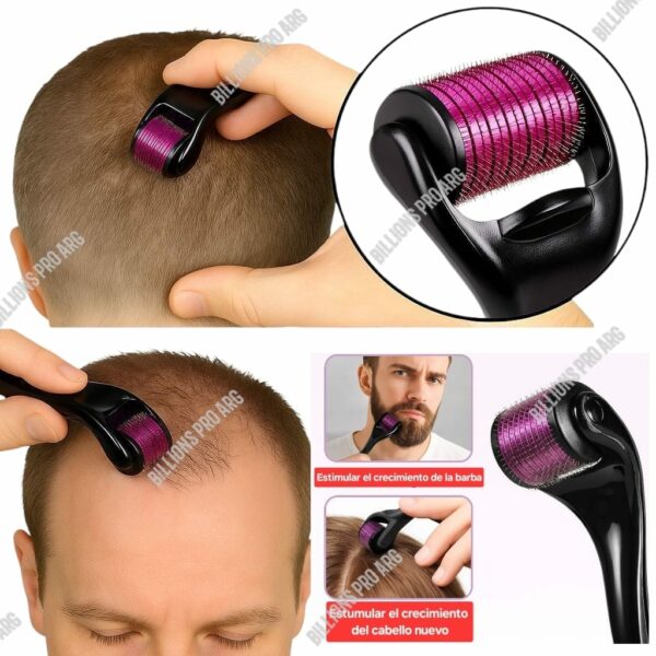 PROMOCIÓN SET FULL CAJA DE 6 MINOXIDIL SELLADA + RODILLO DERMAROLLER + CORTADORA DE PELO CORPORAL - Image 2