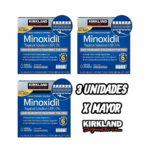 3 CAJAS DE MINOXIDIL KIRKLAND POR MAYOR