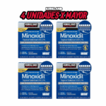4 CAJAS DE MINOXIDIL KIRKLAND POR MAYOR
