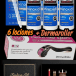 PROMOCIÓN SEPTIEMBRE CAJA 6UNIDADES + DERMAROLLER + SET ESTUCHE DE RAGALO (RELOJ + LAPICERA + ANILLO)