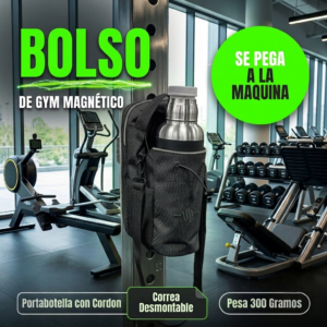 BOLSO IDEAL PARA GYM MAGNETICO CON IMAN DE ALTA FIJACIÓN